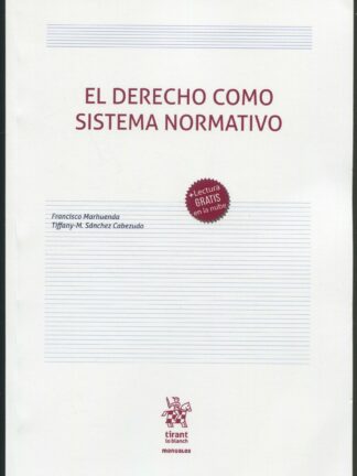 El Derecho como sistema normativo
