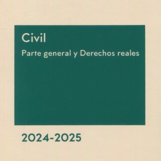 Memento civil. Parte general y derechos reales 2024-2025