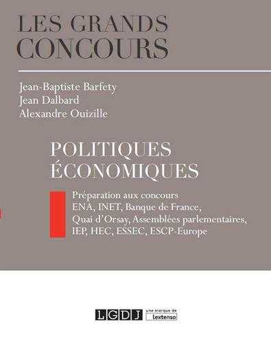 Politiques économique / 9782275052540 / J.B. BARFETY