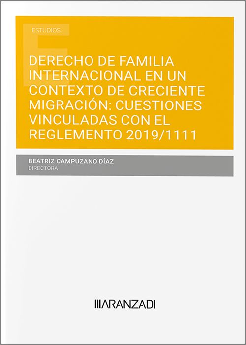 Derecho de familia internacional / 9788410295445