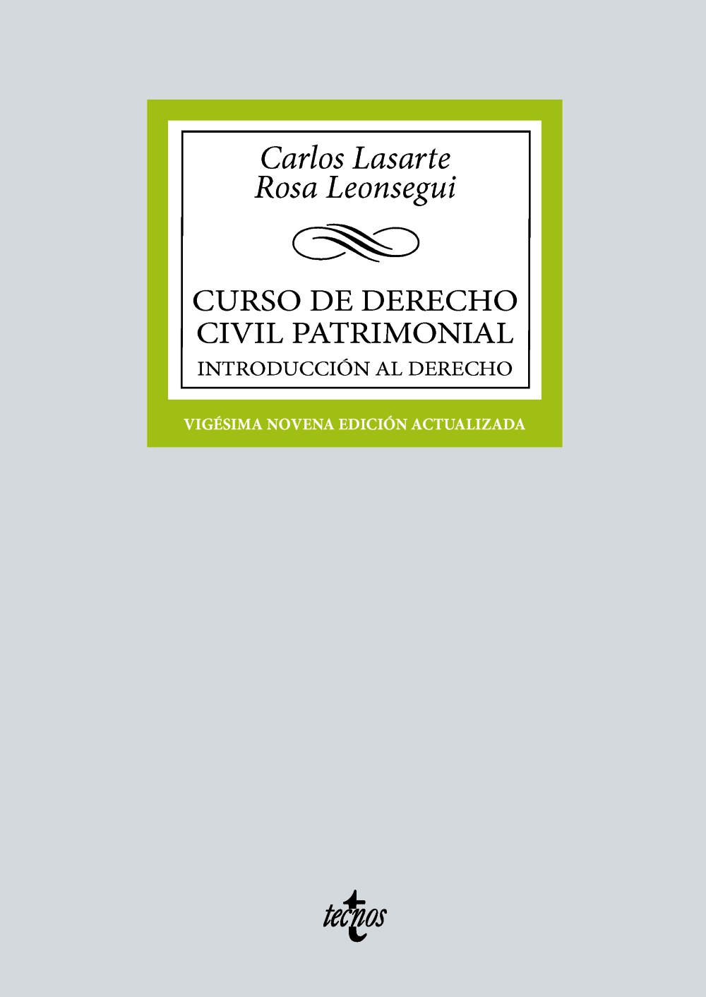 Curso Derecho Civil patrimonial /LASARTE / 9788430990443