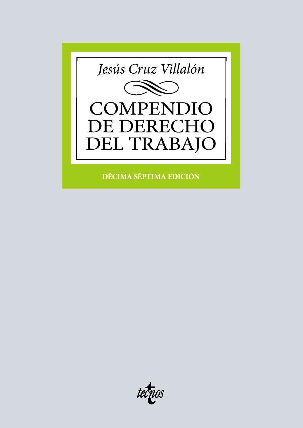 Compendio Derecho del Trabajo / 9788430990627 / J. CRUZ