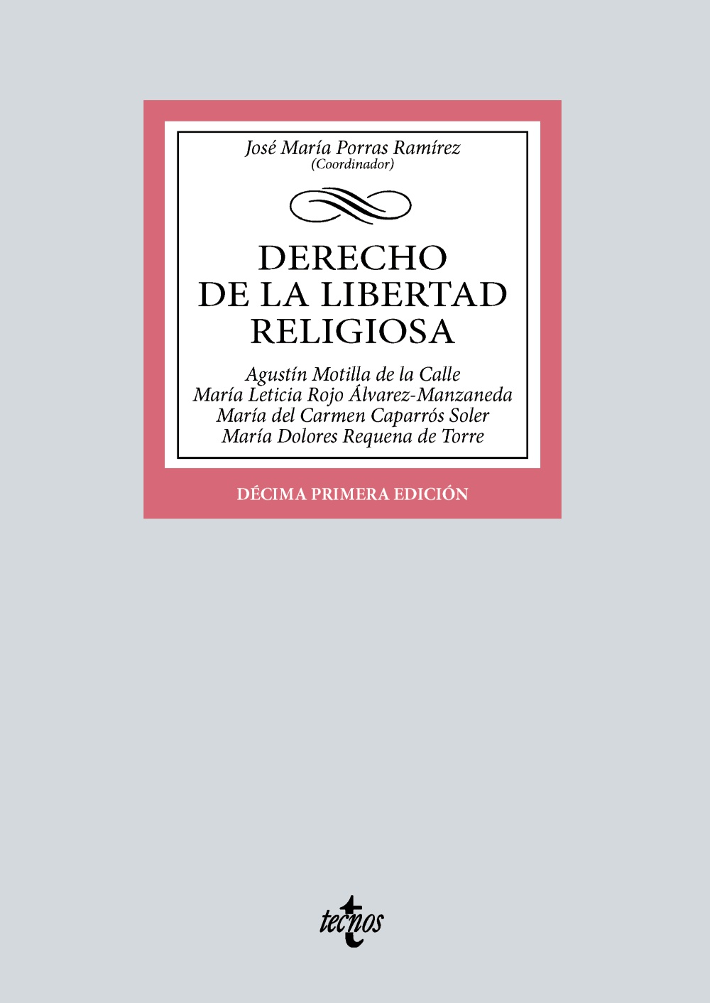 Derecho de libertad religiosa /PORRAS RAMÍREZ/9788430990658