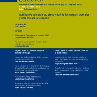 Documentación laboral, 132 Año 2024 Vol. II