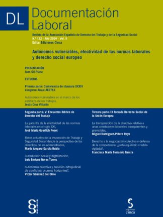 Documentación laboral, 132 Año 2024 Vol. II