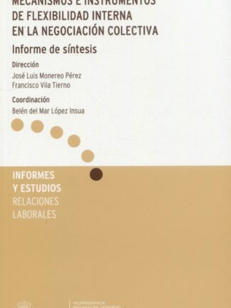 Mecanismos e instrumentos de flexibilidad interna en la negociación colectiva. 2024 Informe de síntesis