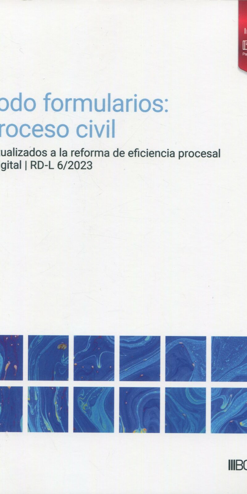 Todo formularios proceso civil / 9788490907740 / BOSCH