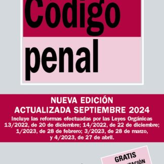 Código Penal. Ley Orgánica 10/1995, de 23 de noviembre