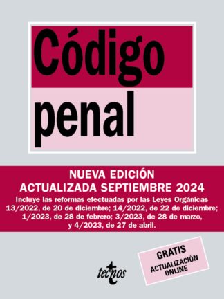 Código Penal. Ley Orgánica 10/1995, de 23 de noviembre