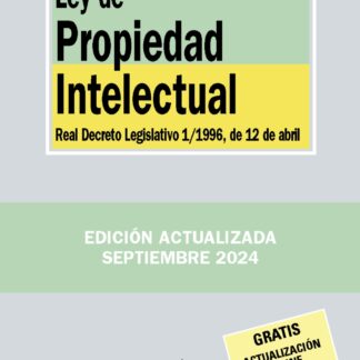 Ley de Propiedad Intelectual Real Decreto Legislativo 1/1996, de 12 de abril