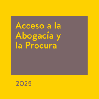 Memento Acceso a la abogacía y la procura 2025