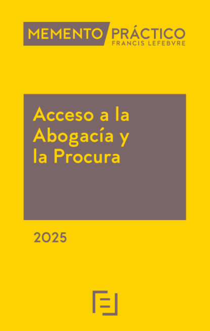 Memento Acceso a la abogacía y la procura 2025