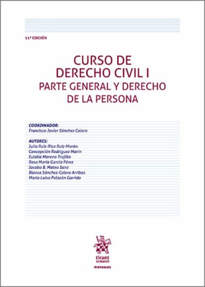 Curso de Derecho Civil I. Parte general y Derecho de la persona