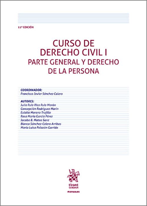 Curso de Derecho Civil I/ 9788410713956 F.J. SÁNCHEZ CALERO