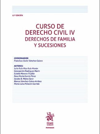 Curso de Derecho Civil IV. Derechos de Familia y Sucesiones