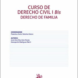 Curso de Derecho Civil I Bis Derecho de Familia