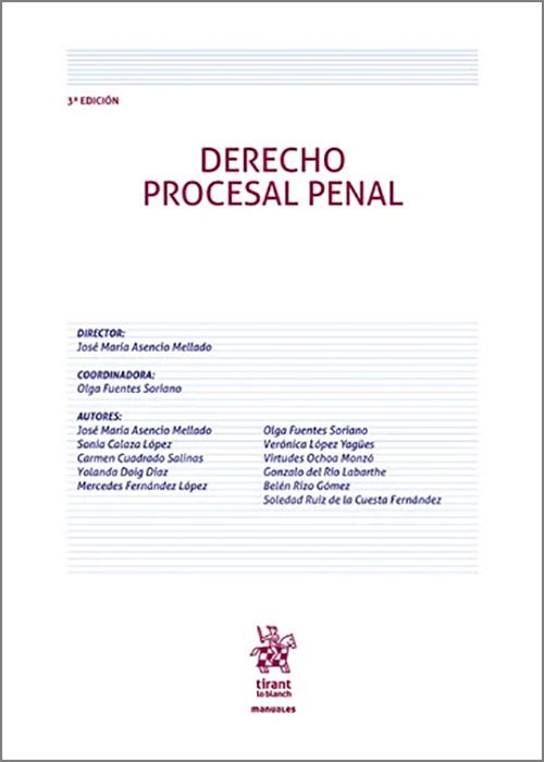 Derecho Procesal Penal / 9788410715172 / J.M. ASENCIO