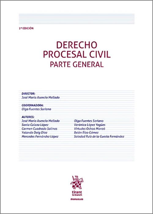 Derecho Procesal Civil Parte General/ 9788410715196 /