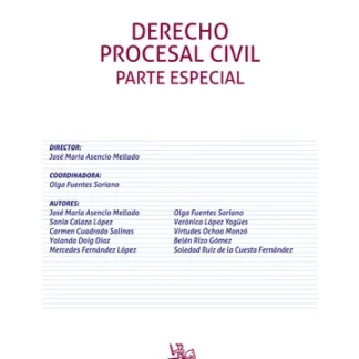Derecho Procesal Civil. Parte especial.