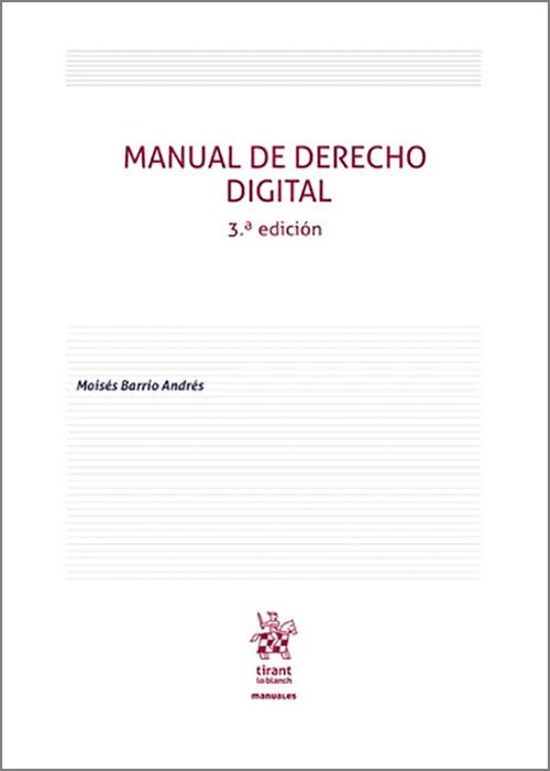 Manual de Derecho Digital / 9788410715295/ M. Barrio Andrés