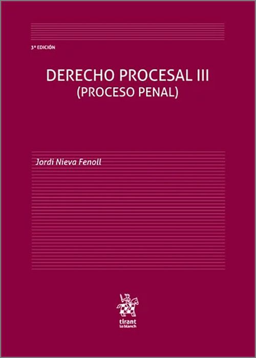 Derecho Procesal III / 9788410715776 / J. NIEVA FENOLL