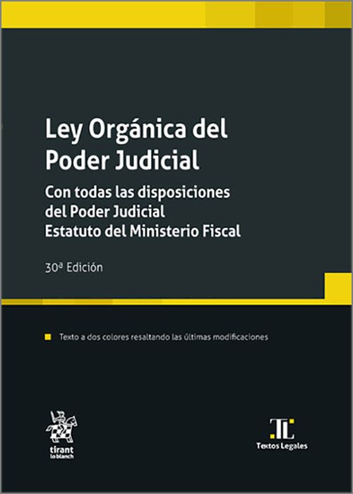 Ley Orgánica el Poder Judicial 2024 / 9788410715790