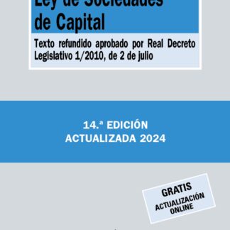 Ley de Sociedades de Capital Texto refundido aprobado por Real Decreto Legislativo 1/2010, de 2 de j ulio