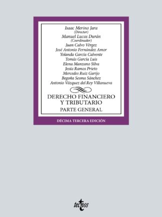 Derecho financiero y tributario Parte general 2024
