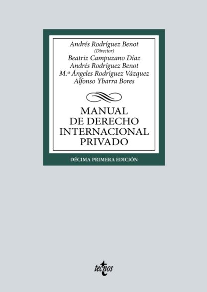 Manual de Derecho Internacional privado