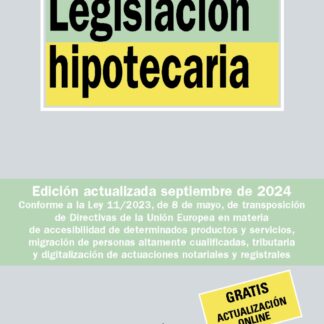 Legislación hipotecaria