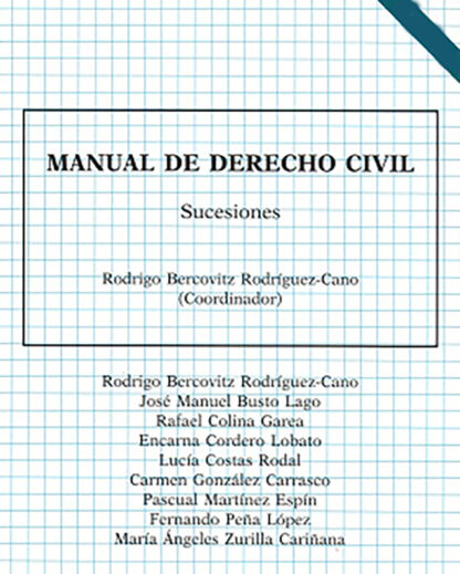 Manual de Derecho civil. Sucesiones