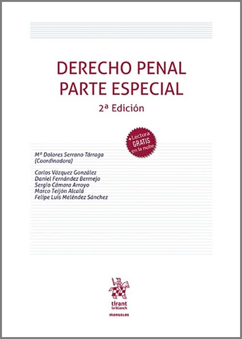 DERECHO PENAL PARTE ESPECIAL - SERRANO TARRAGA