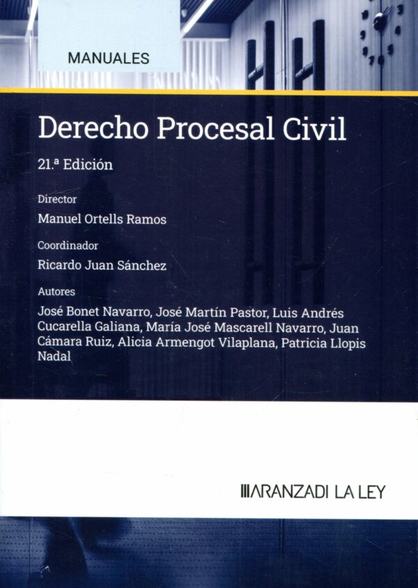 DERECHO PROCESAL CIVIL -ORTELLS RAMOS-9788410783126