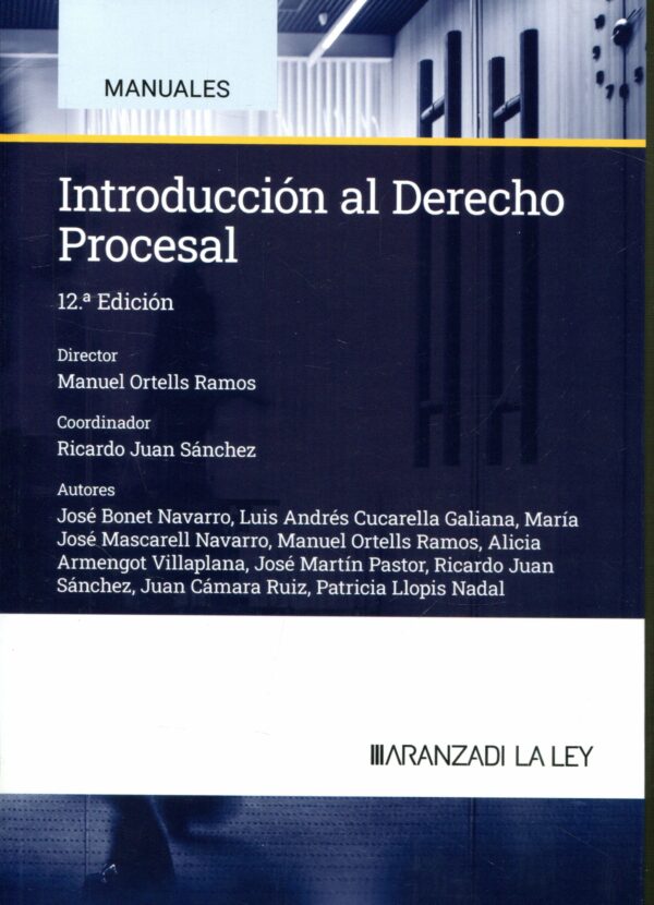 INTRODUCCIÓN AL DERECHO PROCESAL - ORTELLS -9788410783249