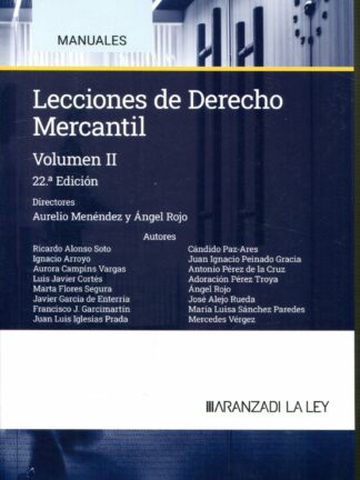 Lecciones de derecho mercantil II. 2024