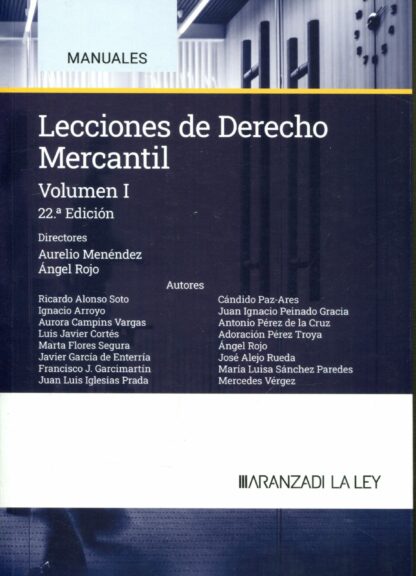 Lecciones de derecho mercantil I. 2024