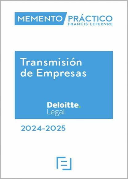 Memento Transmisión de Empresas. Deloitte Legal 2024-2025