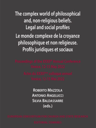 The complex world of philosophical and, non-religious beliefs. Legal and social profiles