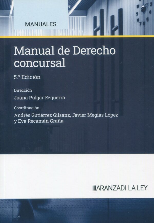 Manual de Derecho concursal / 9788419905895 / J. PULGAR