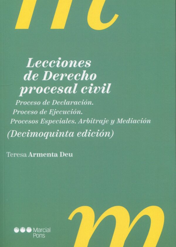 Lecciones de derecho procesal civil 9788413818467/ T. ARMENTA