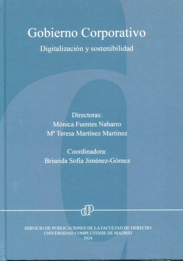 Gobierno corporativo / 9788484812722/M. Fuentes / M. T. Martínez