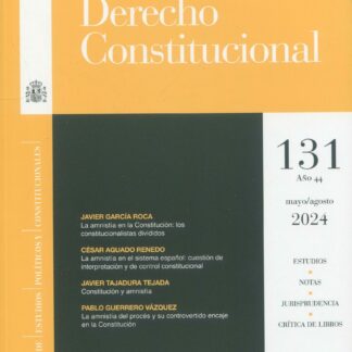 Revista Española de Derecho Constitucional Nº 131. Mayo/ agosto 2024