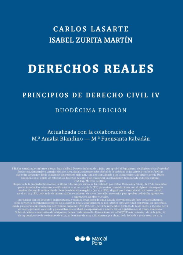 Principios de derecho civil IV / 9788413818078 / C. LASARTE