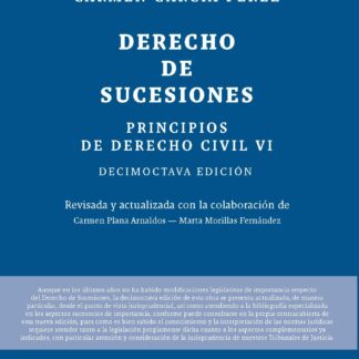 Principios de Derecho civil VI. Derecho de Sucesiones 2024