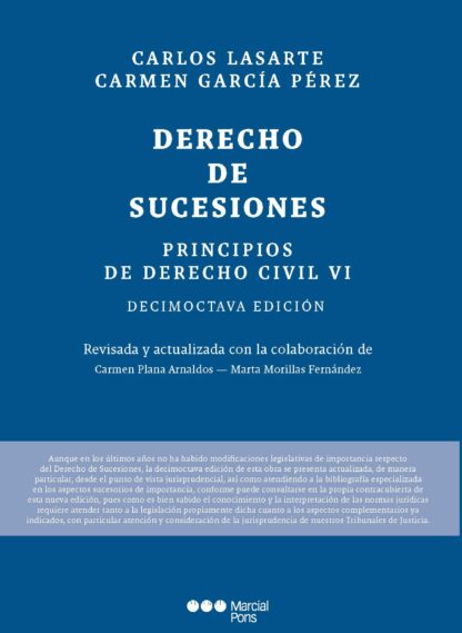 Principios de Derecho civil VI. Derecho de Sucesiones 2024
