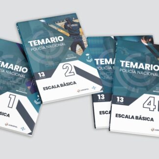 Pack Temario Oposición Escala Básica Policía Nacional 4 volúmenes