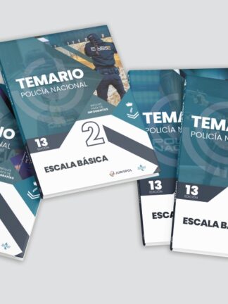 Pack Temario Oposición Escala Básica Policía Nacional 4 volúmenes