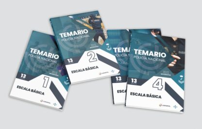 Pack Temario Oposición Escala Básica Policía Nacional 4 volúmenes