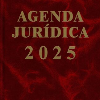 Agenda jurídica Moyron 2025 Granate