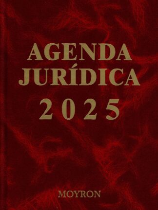 Agenda jurídica Moyron 2025 Granate